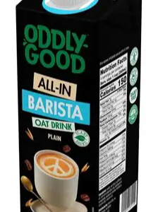 Oddlygood Barista oat drink gluten free 1 ltr-10 í kassa